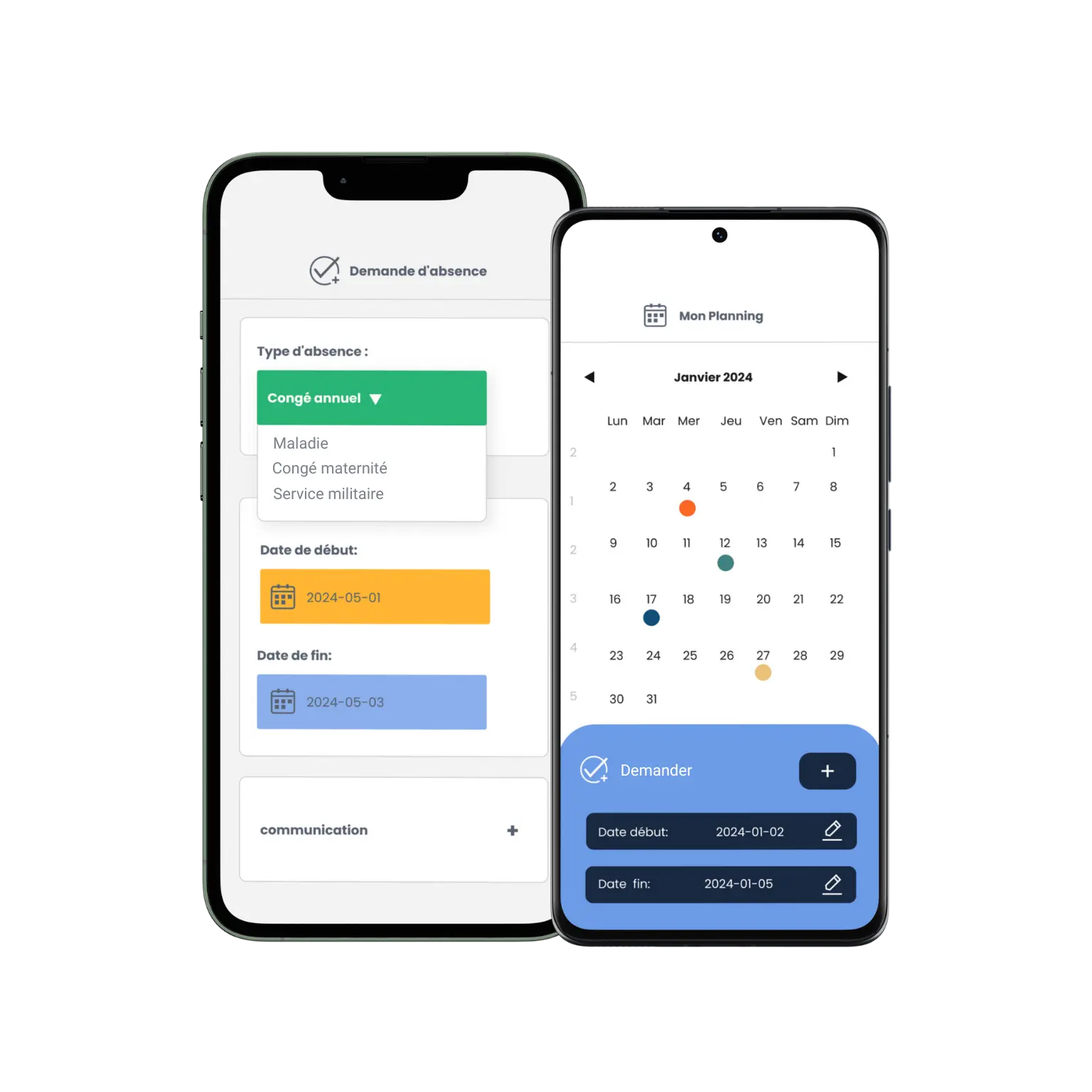Application de gestion des congés