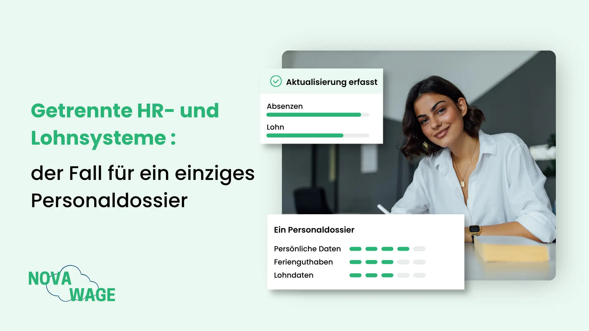 Getrennte HR- und Lohnsysteme: der Fall für ein Personaldossier